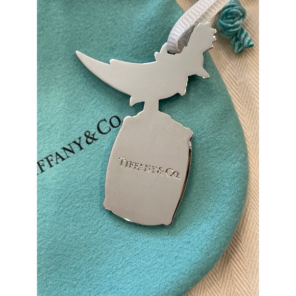 NEW Authentic Tiffany & Co. Leather Card Case, Charm Ornament, & Dust Pouches - Picture 10 of 10